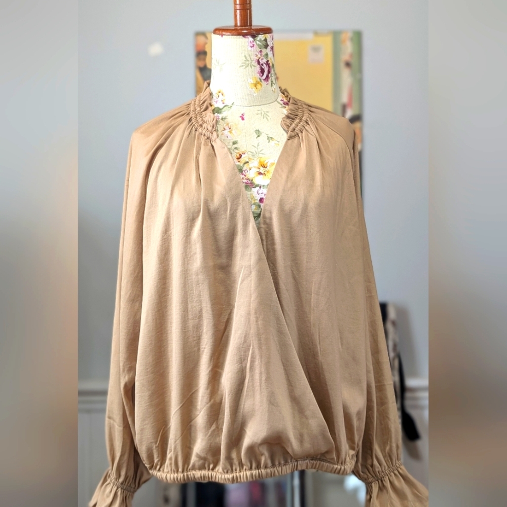 Banana Republic Tan Blouse